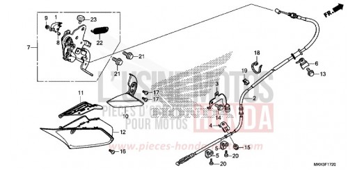 LEVIER DE STATIONNEMENT ADV750K de 2020